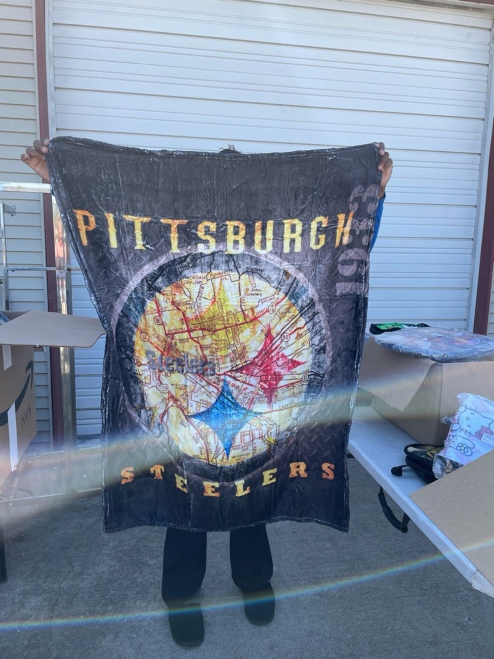Pittsburgh Steelers Graphic Throw Blanket - NEW IN PACKAGE